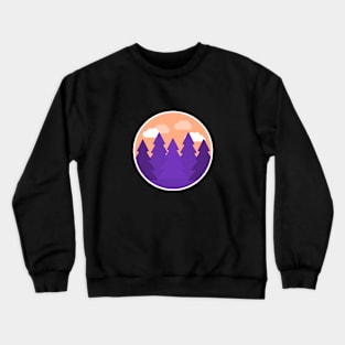 Landscape Forest Crewneck Sweatshirt